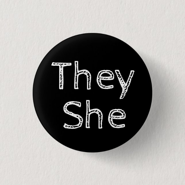 Sie haben Pronouns Button (Vorderseite)