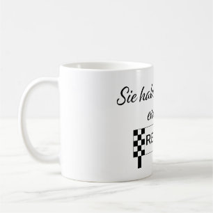 Sie haben sich mit Rente befasst Kaffeetasse
