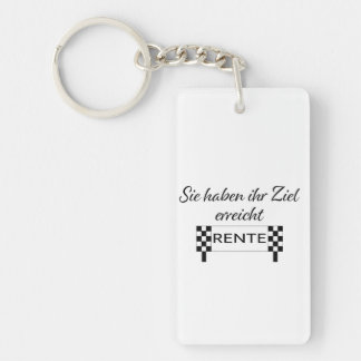 Sie haben sich mit Rente befasst Schlüsselanhänger