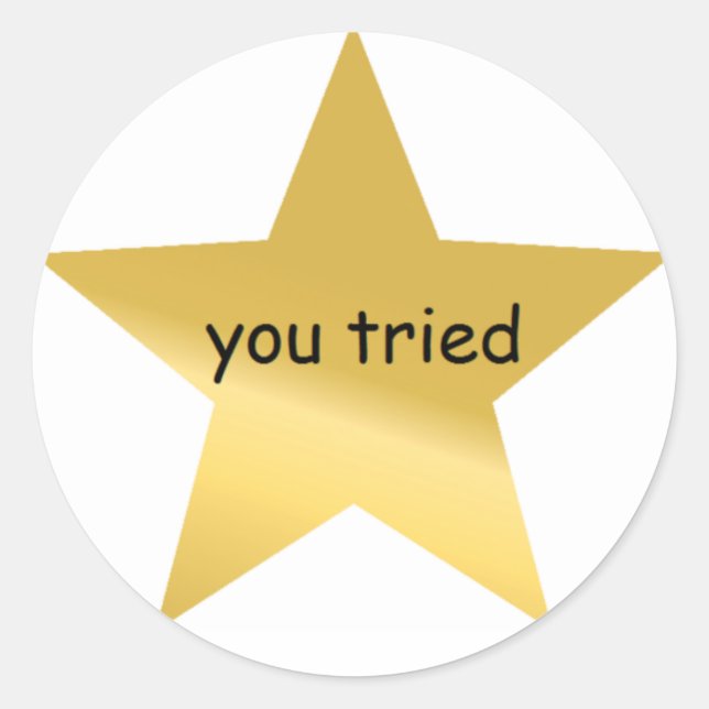 Sie haben Sticker getestet (Vorderseite)