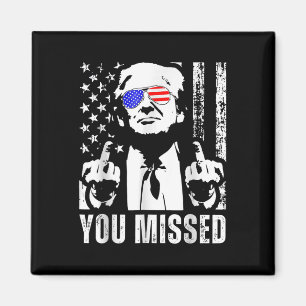 Sie haben Trump 2024 US American Flag Funny (Fron. Magnet