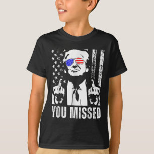 Sie haben Trump 2024 US American Flag Funny (Fron. T-Shirt