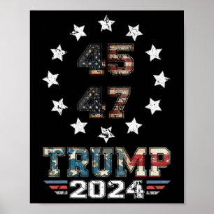 Sie haben zweimal daneben getroffen Western Trump Poster
