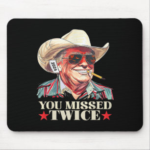 Sie haben zweimal Western Trump Cowboy Trump 2025 Mousepad