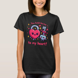 Sie halten den Schlüssel für mein Herz - Niedliche T-Shirt