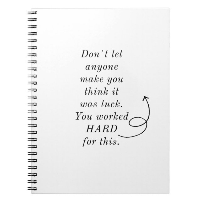 SIE HARTEN FÜR DIESES / DESIGN / NOTEBOOK NOTIZBLOCK (Vorderseite)