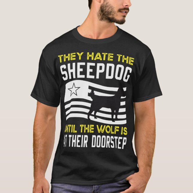 Sie hassen den Schafhund bis 23966015 08 T-Shirt (Vorderseite)