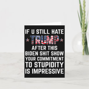 Sie hassen Trump nach dieser Biden-Show noch immer Karte