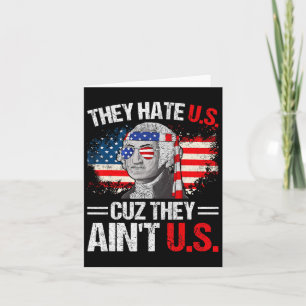 Sie hassen uns Cuz sie sind nicht die amerikanisch Karte