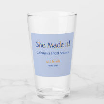 SIE HAT ES BRIDAL SHOWER BLAU ORANGE STYLISCHER TR
