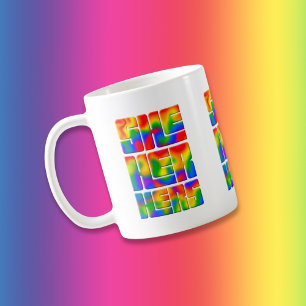 Sie hat ihren Pronouns-Regenbogen Kaffeetasse