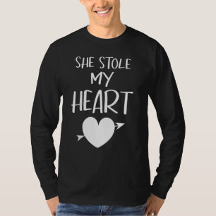 Sie hat mir den Valentinstag des Herzens gestohlen T-Shirt