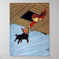 Sie hat sich am Ohr gefangen