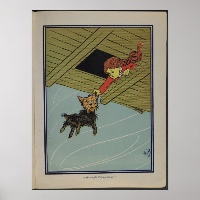 Sie hat sich am Ohr gefangen Poster (Vorne)