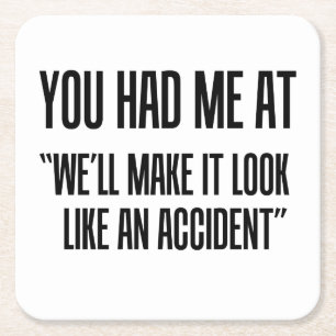 Sie hatten mich an rechteckiger pappuntersetzer