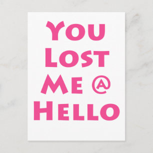 Sie hatten mich @ Hello Postkarte