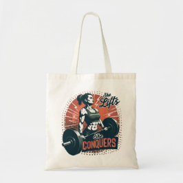 Sie hebt, sie erobert tragetasche