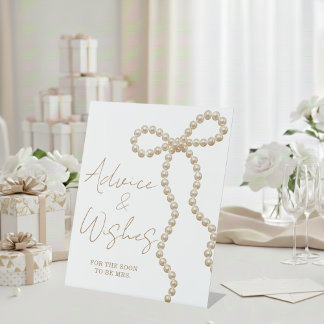 Sie heiratet Brause Party-Tipps und Wünsche Sockelschild
