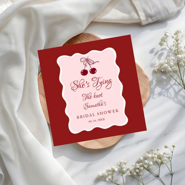 Sie heiratet Junggesellinnenabschied Serviette (Von Creator hochgeladen)