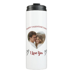 Sie & Ich Benutzerdefinierter Valentinstag-Thermob Thermosbecher