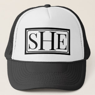 Sie ihre Aussprache Transgender Trucker Hat Truckerkappe