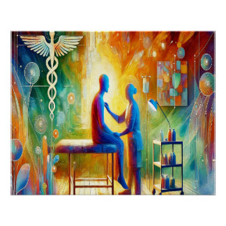 🌟 Sie Ihren Bildschirm mit der Kunst der Heilung! Poster