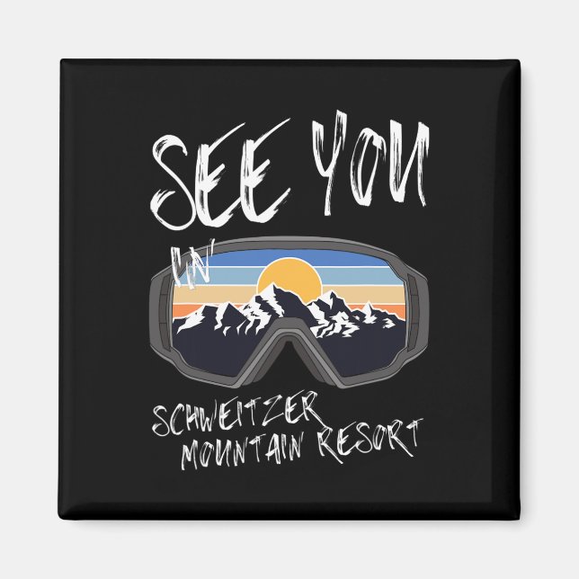 Sie im Schweitzer Mountain Resort Wanderurlaub Magnet (Vorne)