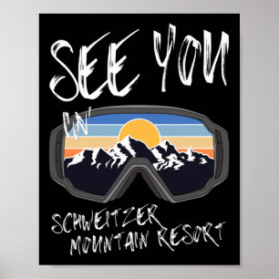 Sie im Schweitzer Mountain Resort Wanderurlaub Poster