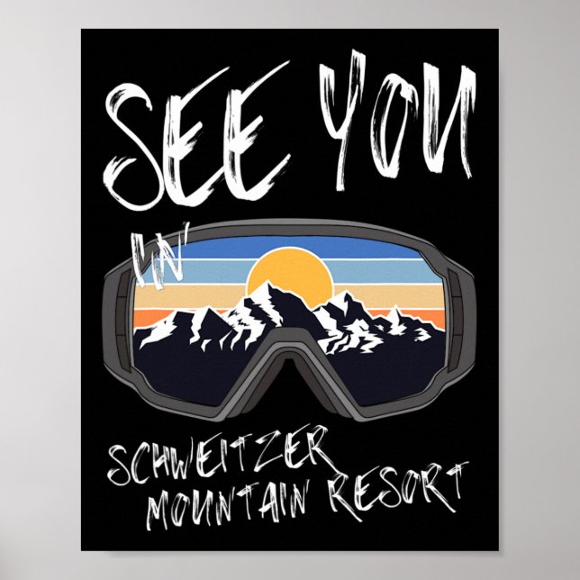 Sie im Schweitzer Mountain Resort Wanderurlaub Poster (Vorne)