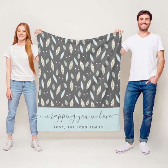 Sie in Liebe Fleece Blankon (Beispiel)