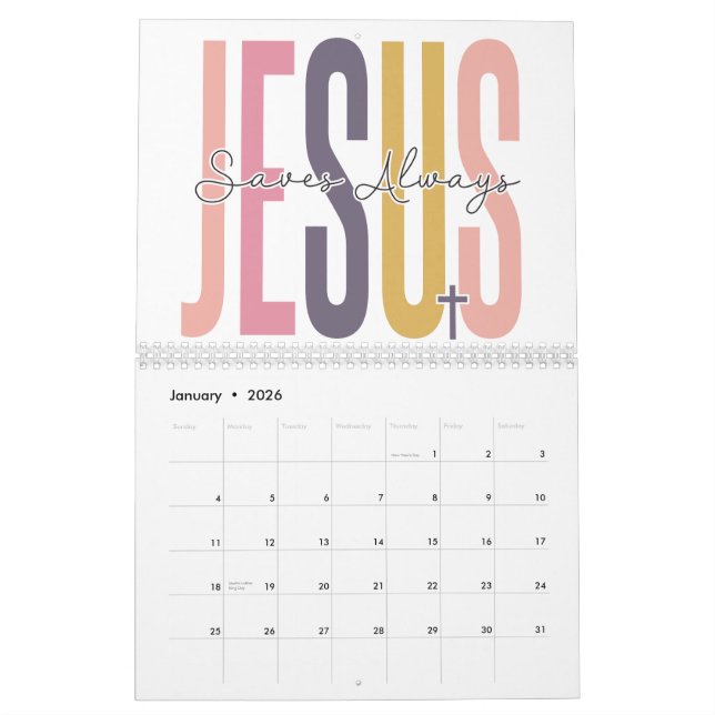 Sie inspiriert die motivierend Christliche Bibel Kalender (Jan 2026)