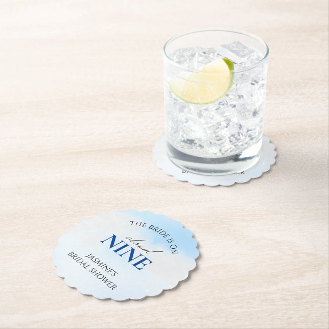 Sie ist auf Cloud 9 Brautparty Decor Dreamy Pastel Untersetzer (Vor Ort)