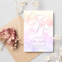Sie ist auf Cloud Nine Dreamy Pastellwolken und St
