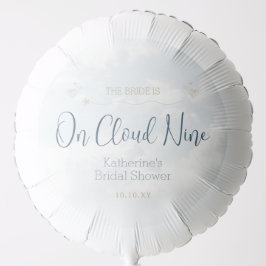 Sie ist auf Cloud Nine Elegant Brautparty Party Ballon