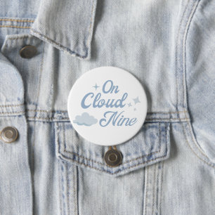 Sie ist auf Wolke 9 Junggesellinnenabschied Gesche Button