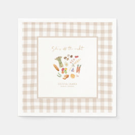 Sie ist aus dem Markt Blumige Hochzeits-Party Serviette