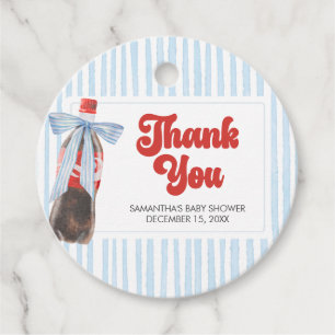 Sie ist bereit, Baby Shower Rund zu platzen Geschenkanhänger