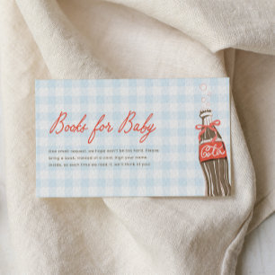 Sie ist bereit, das Baby-Shower-Buch-Anfragekarte  Begleitkarte