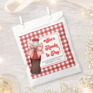 Sie ist bereit, das Baby zu bekommen - Babyparty Geschenktütchen