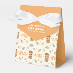 Sie ist bereit, Orange Boho Kawaii Soda zu knallen Geschenkschachtel