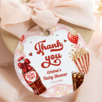 Sie ist bereit, Soda-Baby-Shower-Dankeschön zu pla