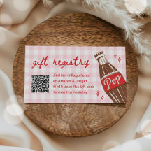 Sie ist bereit, Soda-QR-Code-Geschenkregistrierung