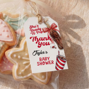 Sie ist bereit zu platzen Baby Shower Geschenkanhä Geschenkanhänger