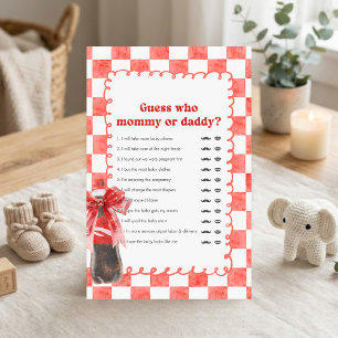Sie ist bereit zu platzen Baby Shower Rate wer Spi