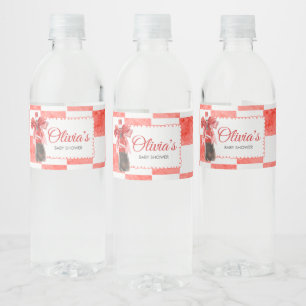 Sie ist bereit zu platzen Baby Shower Wasserflaschenetikett