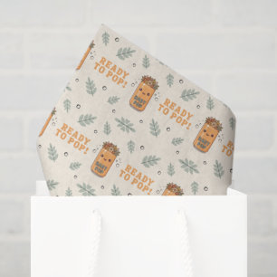 Sie ist bereit zu platzen Orange Boho Kawaii Soda Seidenpapier