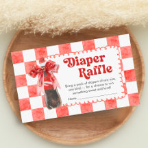 Sie ist bereit zu poppen Baby Shower Windel-Raffle