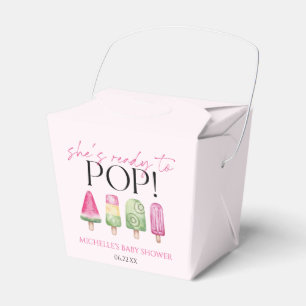 Sie ist bereit zum Pop! Popsicle Baby Dusche Geschenkschachtel