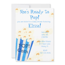 Sie ist bereit zum Pop von Mais