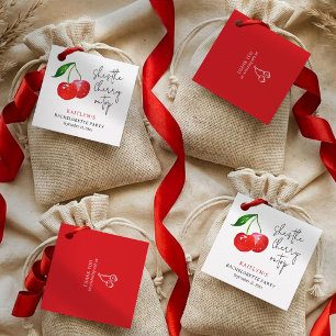 Sie ist das Sahnehäubchen 🍒 Junggesellinnenabschi Geschenkanhänger